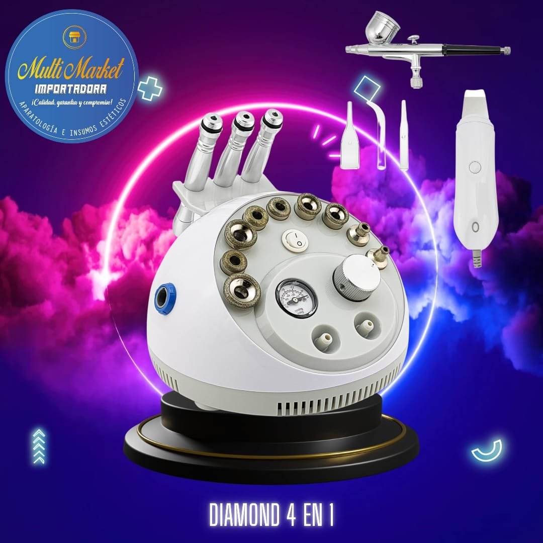 DIAMOND PROFESIONAL 4 en 1 MICRODERMOABRASION