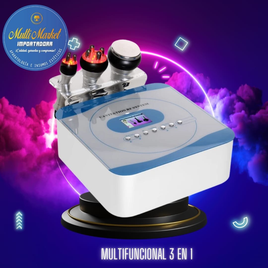 CAVITADOR RADIOFRECUENCIA MULTIPOLAR 3 EN 1 40k