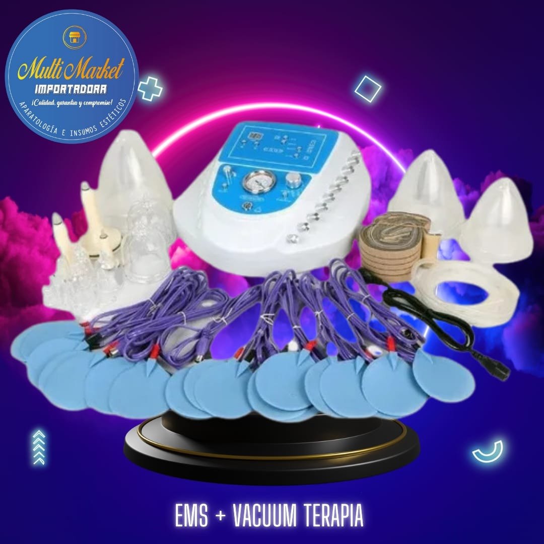 MÁQUINA DE ELECTROESTIMULACIÓN EMS + VACUM TERAPIA