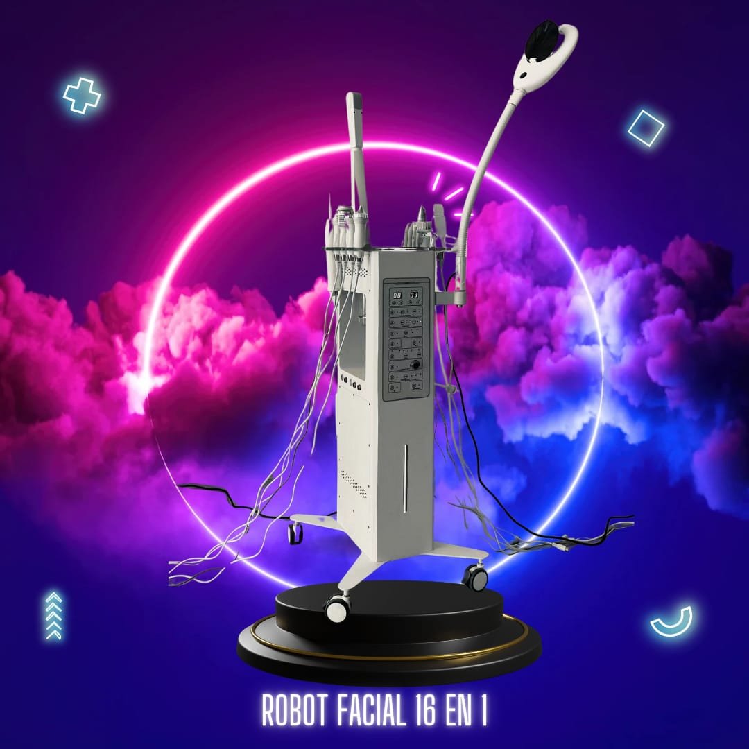 ROBOT MULTIFACIAL 16 EN 1 - Equipo estético profesional