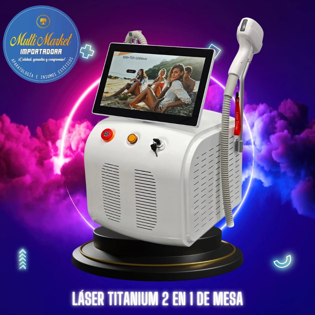 LASER TITANIUM 2 EN 1 - Equipo estético profesional
